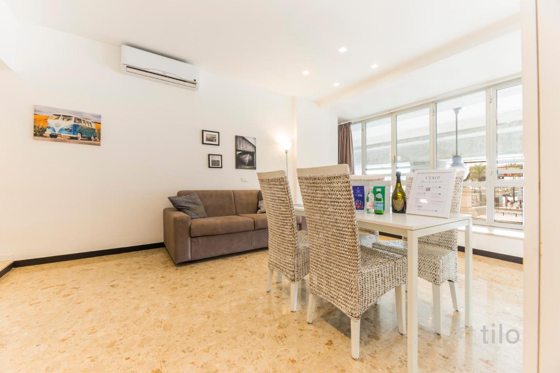 Aquarium View | 4 People | Ac | Wifi By Tilo Genoa